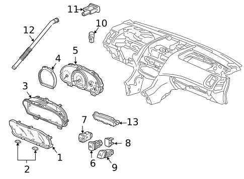 Switches for 2007 Honda Accord #1