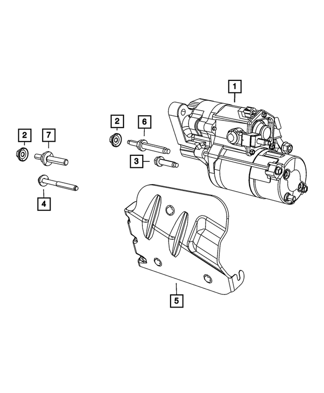 5030085AD - Electrical: Heat Shield for Mopar Image image