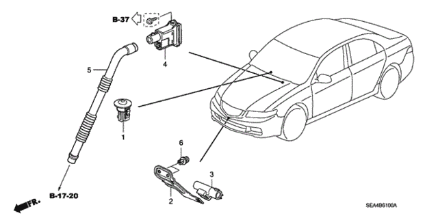A/C Sensor - Auto for 2004 Acura TSX #0