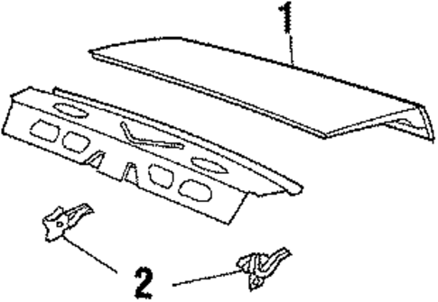 Lid & Components for 1987 Cadillac Cimarron #0