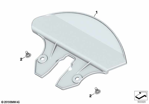 Front Wheel Fender for 2024 BMW-Motorrad S 1000 XR #1