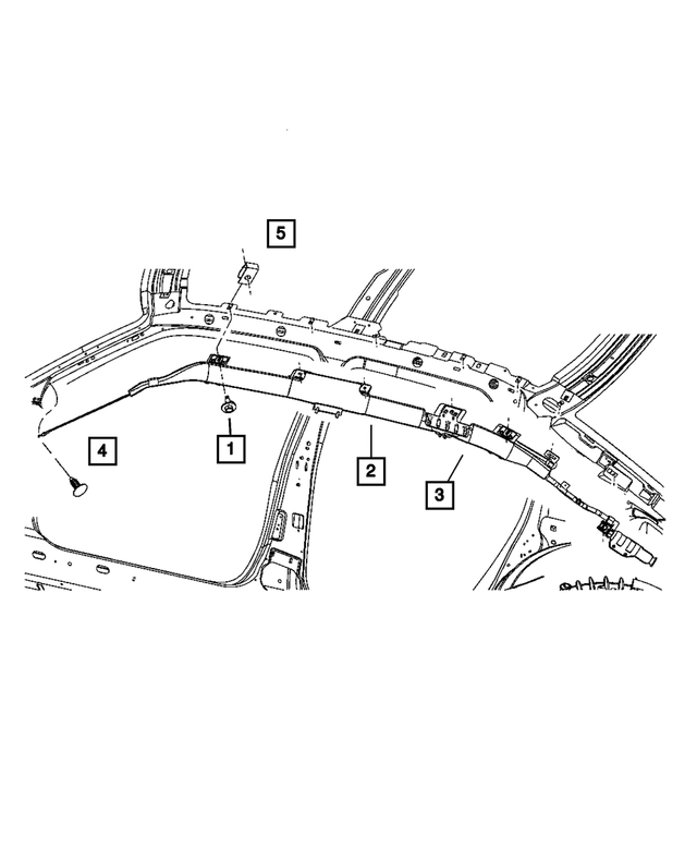 4649126AF - Interior Trim: Right Side Air Bag, Right for Mopar Image