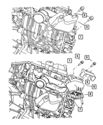 4578050AA - Engine Mounting: Engine Mount Bracket, Right for Mopar Image