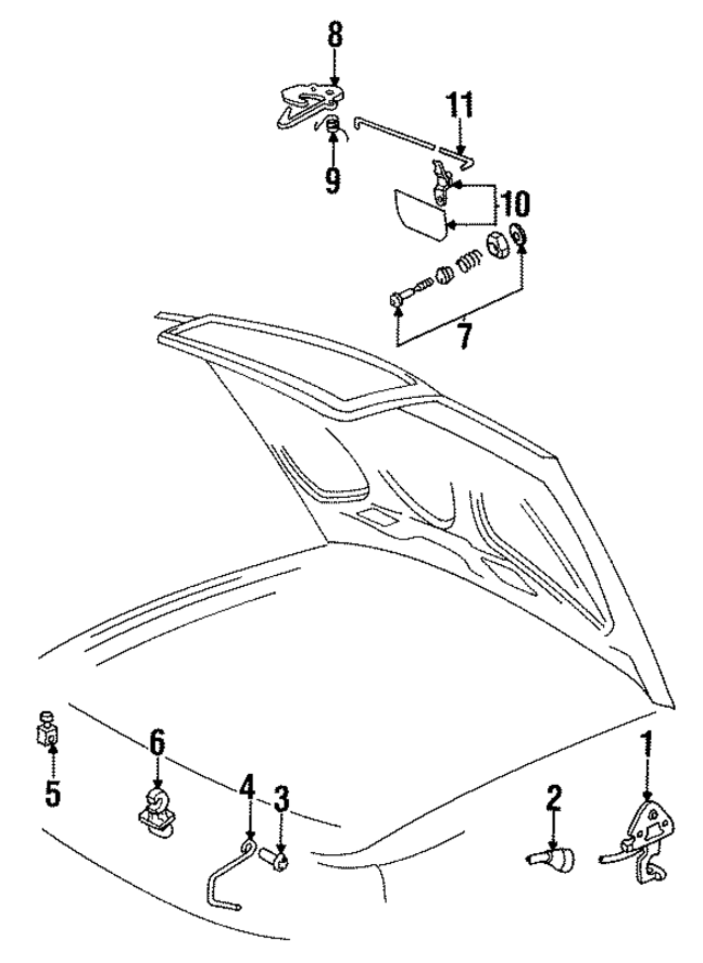 441823531 - Body: Release Cable for Audi Image