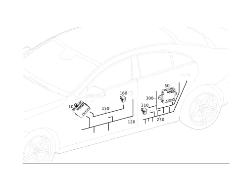 Door Wiring Harness and Door Control Module for 2022 Mercedes-Benz CLS450 #0