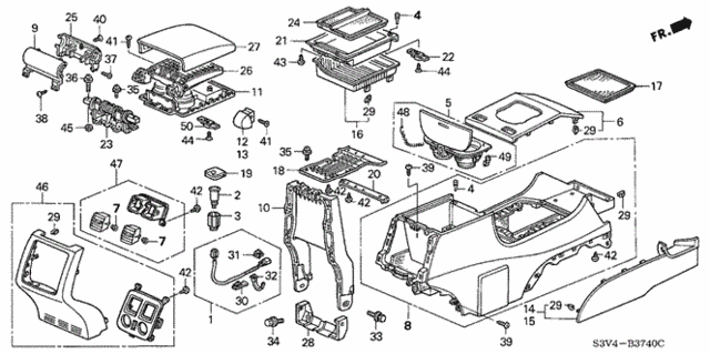 Console for 2003 Acura MDX #0