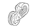 15602650 - Cooling System: Accessory Drive Belt Tensioner Assembly for Chevrolet: Blazer, C1500, C2500, C3500, C3500HD, K1500 Pickup, K2500 Pickup, K3500 Pickup, Suburban C1500, Suburban C2500, Suburban K1500, Suburban K2500, Tahoe | GMC: C1500 Pickup, C2500 Pickup, C3500 Pickup, C3500HD, K1500 Pickup, K2500 Pickup, K3500 Pickup, Suburban C1500, Suburban C2500, Suburban K1500, Suburban K2500, Yukon Image