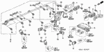 74177S9A000 - Electrical/Exhaust/Heater/Fuel: BRACKET, FR. SENSOR for Honda Image
