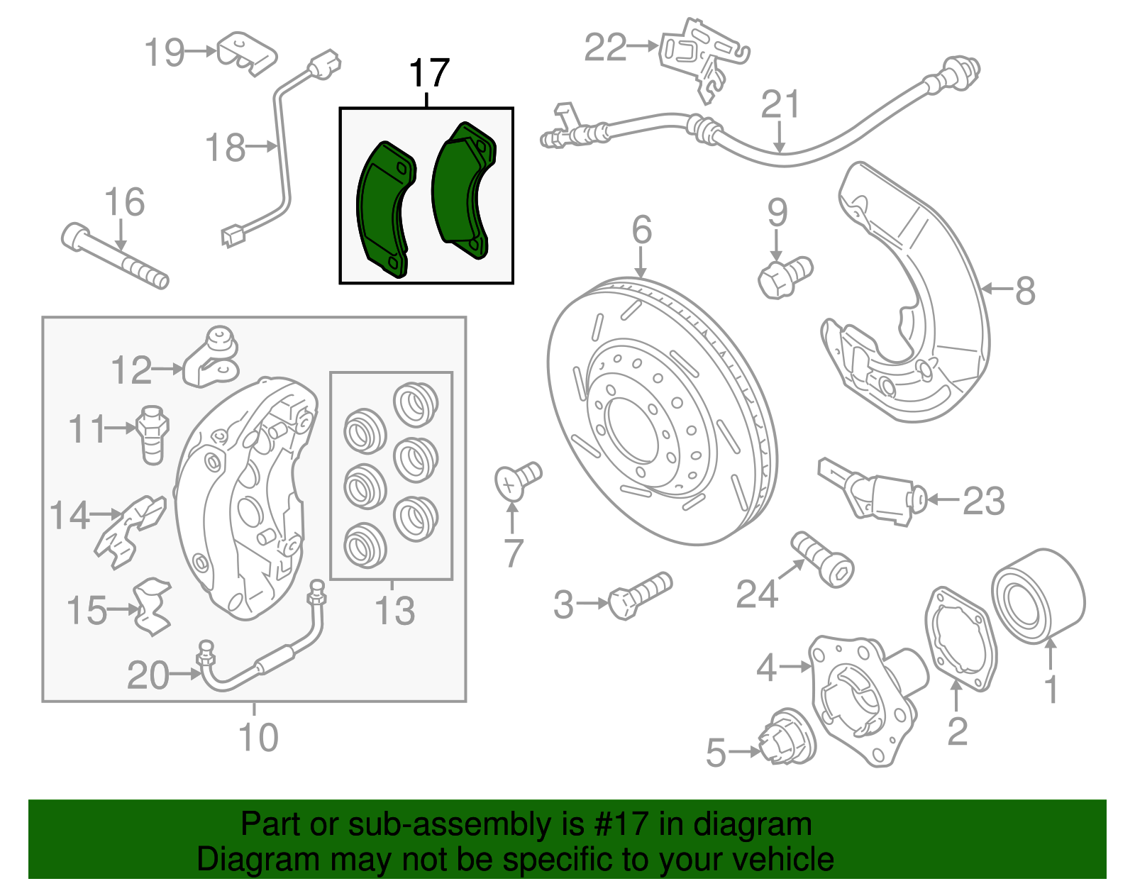 1 Set Of Brake Pads (970-351-949-07)
