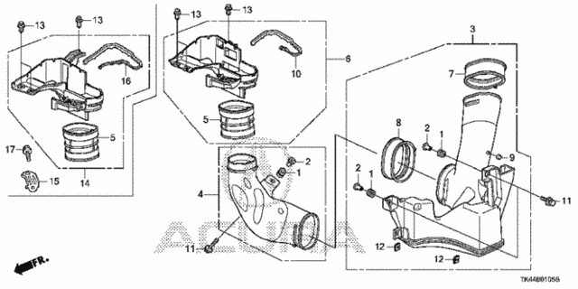 Resonator Chamber for 2011 Acura TL #0