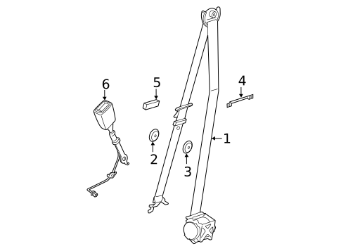 Front Seat Belts for 2024 BMW 330i #0