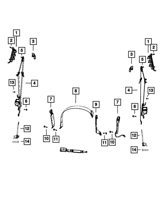 6036773AA - Restraints: Screw for Mopar Image image