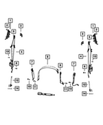 6036773AA - Restraints: Screw for Chrysler: Town &amp; Country | Dodge: Grand Caravan, Ram 1500, Ram 2500, Ram 3500 | Ram: 1500, 1500 Classic, 2500, 3500, C/V Image