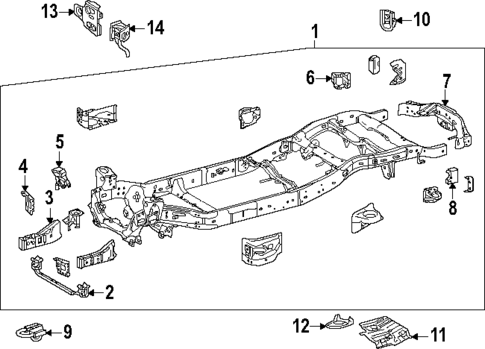 Frame & Components for 2025 Toyota 4Runner #0