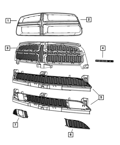Grilles for 2011 Dodge Charger #0