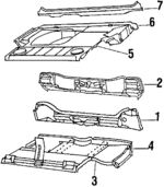 20226306 - Body: Panel Below Lid for Oldsmobile: Cutlass Calais, Cutlass Salon, Cutlass Supreme Image