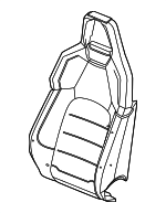 95C898030 - Body: Seat Back Pad for Porsche Image