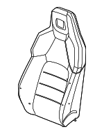 95C881806APBLK - Body: Seat Back Cover for Porsche Image