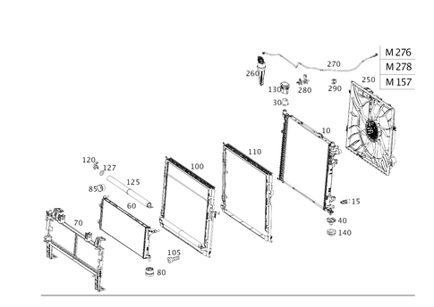 Cooler, Mount and Cover for 2016 Mercedes-Benz GLE63 AMG S #0