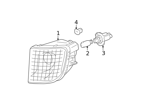 Signal Lamps for 2005 Toyota RAV4 #0