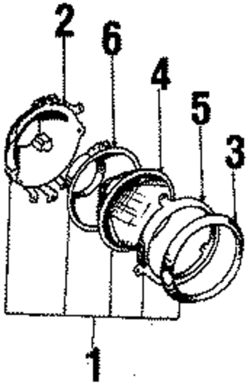 Headlamp Components for 1985 Jeep CJ7 #0