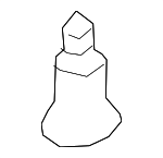 S51S51833 - Body: Lower Bracket Rivet for Mazda: 3, 5, 6, CX-3, CX-30, CX-5, CX-50, CX-70, CX-9, CX-90, MX-30 EV, MX-5 Miata Image