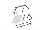 1667301355 - Rear Doors: Window, Fixed for Mercedes-Benz: GLE300d, GLE350, GLE400, GLE550e, GLE63 AMG, ML250, ML350, ML400, ML550, ML63 AMG Image