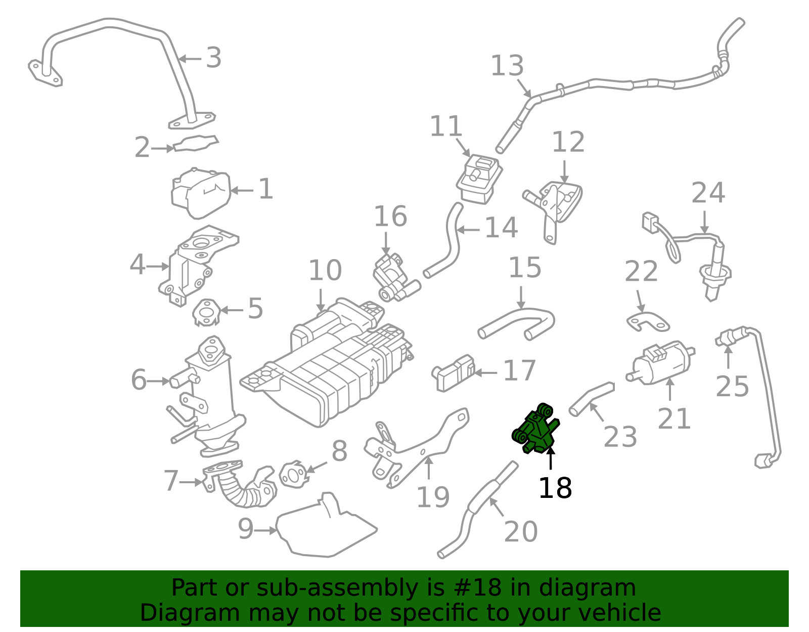 MQ718345 - Solenoid Valve 2022-2025 Mitsubishi Outlander