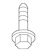 N0195038 - Engine: Trans Support Mount Bolt for Porsche: Cayenne Image