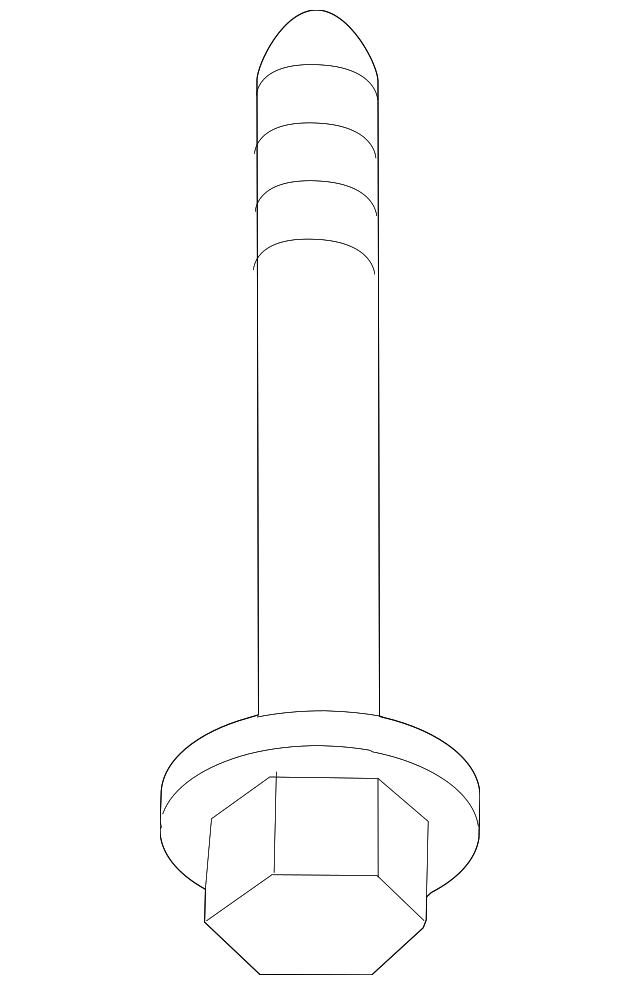 Trans Support Mount Bolt - Porsche (N-100-155-07)