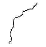 76857TGGE01 - Body: Washer Hose for Honda: Civic Image