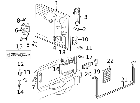 Gate & Hardware for 2018 Jeep Wrangler JK #0