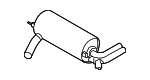 18307645938 - Exhaust: Rear Muffler for BMW Image