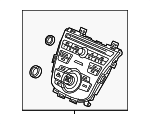 39170TX4A01 - : Radio Panel for Acura Image