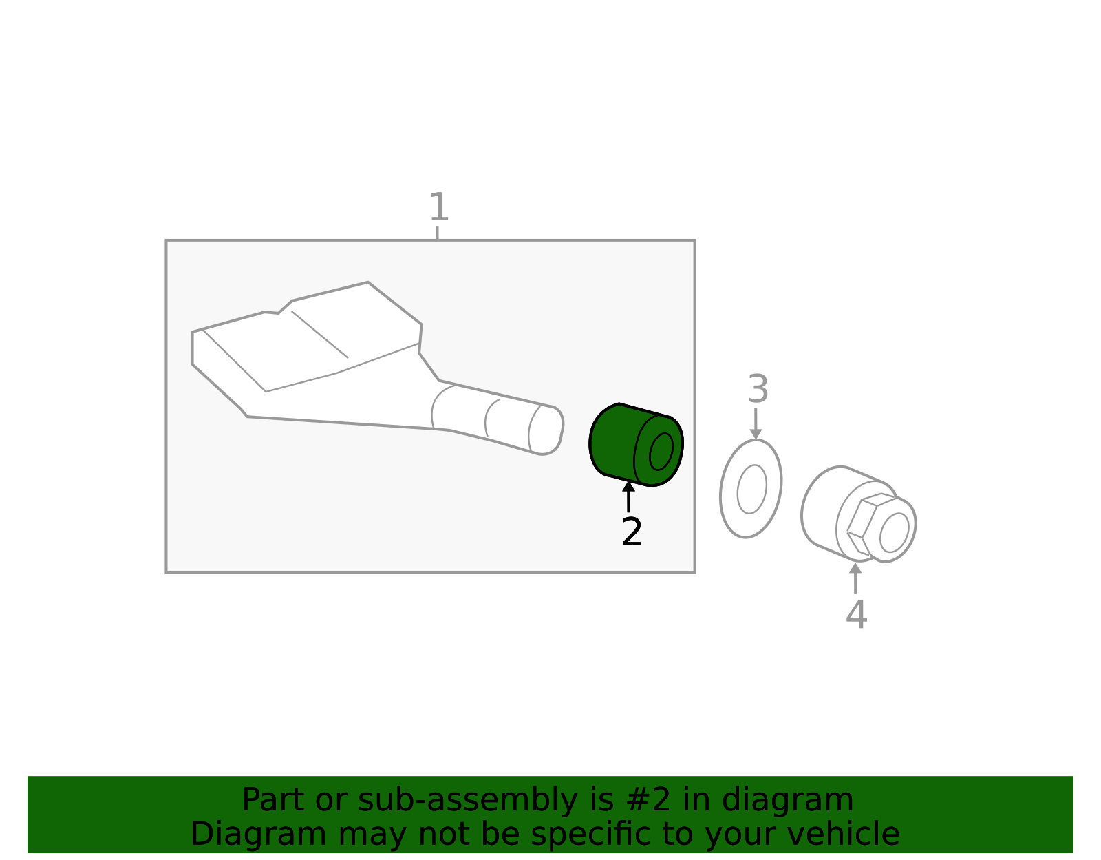 42755-TP6-A81 - Tire Pressure Monitoring System (TPMS) Sensor Grommet ...