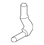 254683C110 - Cooling System: Water Hose for Hyundai: Azera, Entourage, Santa Fe, Sonata, Veracruz Image