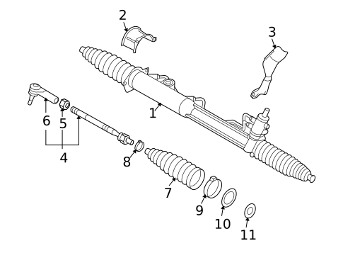 Steering Gear & Linkage for 2013 Audi Q7 #0
