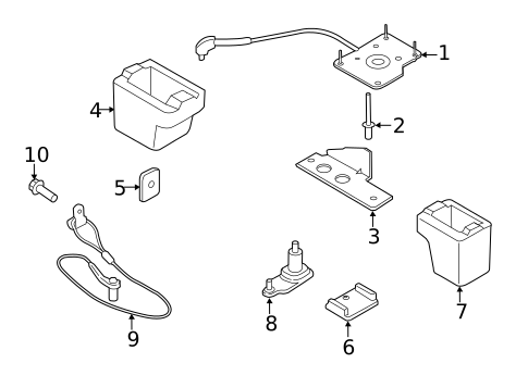 Spare Tire Carrier for 2019 Ford Transit-150 #2