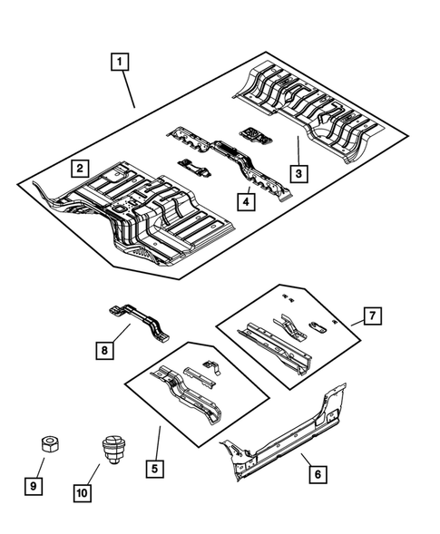 Floor Pans for 2011 Ram 1500 #2
