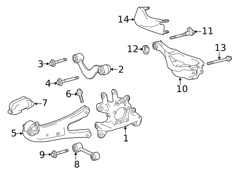 Rear Suspension for 2015 Lexus RX350 #2