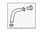 25415GG000 - Cooling System: Lower Hose for Kia Image