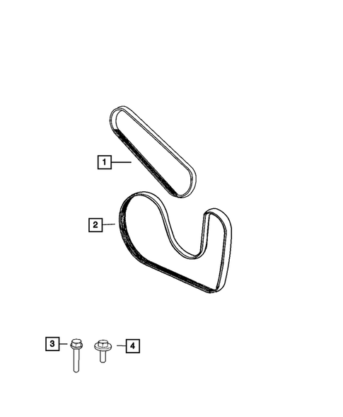 Drive Belts for 2006 Chrysler Sebring #1