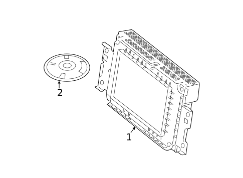 Navigation System Components for 2013 Volvo XC60 #0