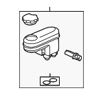 22676178 - Body: Reservoir for Chevrolet: Equinox | Pontiac: Torrent | Saturn: Vue Image