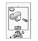 15892508 - Body: Master Cylinder for Chevrolet: Equinox | Pontiac: Torrent | Saturn: Vue Image