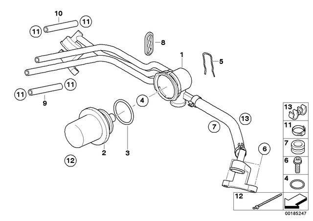 13537664857 - : Fuel Distributor for BMW-Motorrad Image