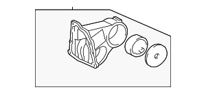 123800A031 - Engine: Engine Mount (Rear) for Toyota: Camry, Sienna, Solara Image