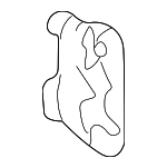 8E0831446E - Body: Door Hinge Bracket for Audi Image