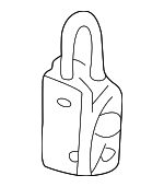 8E0833412E - Body: Lower Hinge for Audi: A4, A4 Quattro, A6, A6 Quattro, RS4, S4, S6 Image