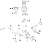 31305A404C7 - Suspension: Strut for BMW: M235i xDrive Gran Coupe Image